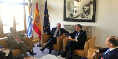 El canciller Rodolfo Nin Novoa se reuni con su par espaol Josep Borrell