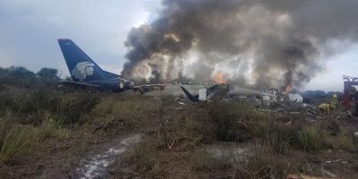 Avin de Aeromxico se estrell luego de despegar desde Durango