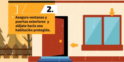 Sistema de Emergencias emiti recomendaciones ante vientos fuertes