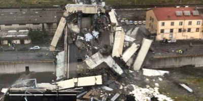 Al menos 11 muertos y cinco heridos tras derrumbe de un puente en Gnova