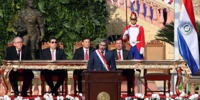 Mario Abdo Bentez toma juramento como nuevo presidente de Paraguay