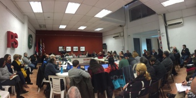 Socialistas respaldaron la precandidatura de Daniel Martnez