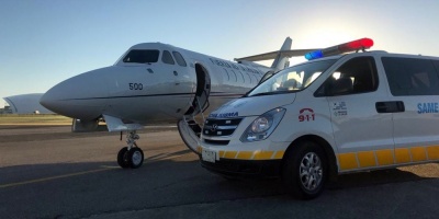 Fuerza A�rea traslad� a una paciente de urgencia 