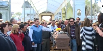 San Jos� y el pa�s entero despidieron los restos de Omar Guti�rrez 