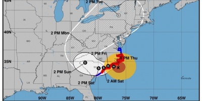 Florence est� cerca de tocar tierra en EEUU, donde ya se sufren sus efectos