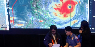 Filipinas se prepara para el azote inminente del poderoso tif�n Mangkhut