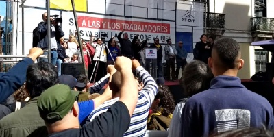 Pit-Cnt critic� duramente a los empresarios durante paro general