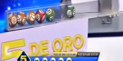Loter�as y Quinielas aclara que existi� error en los gr�ficos durante el sorteo del 5 de Oro