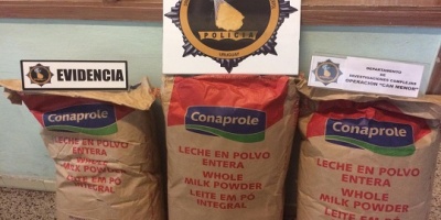 Detuvieron a delincuentes que vend�an leche en polvo elaborada para escuelas 