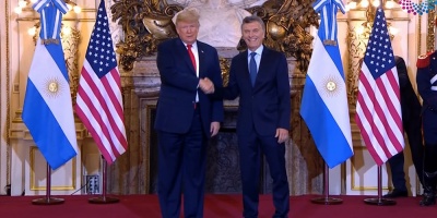 Macri agradece a Trump su "enorme apoyo" a Argentina en "momentos difciles"