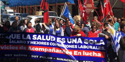 Trabajadores de servicios de acompaantes realizaron una movilizacin