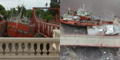 Continan los trabajos en el Puente Giratorio de Carmelo
