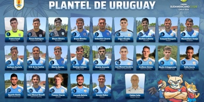 Uruguay con plantel definido rumbo a un nuevo ttulo Sudamericano Sub'20