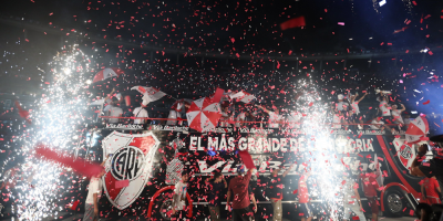 River Plate regres a la Argentina y festej su ttulo de Copa Libertadores
