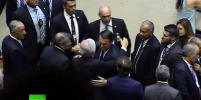 Vzquez particip en la asuncin de Bolsonaro en Brasilia