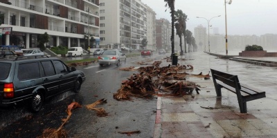 Rige advertencia por precipitaciones y tormentas en la zona Sur
