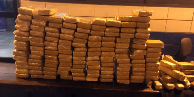 Incautaron 225 kilos de marihuana que pretendan ingresar por la ciudad de Chuy