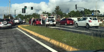 Ministra Muoz result lesionada tras accidente en Ruta Interbalnearia