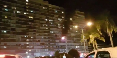 Tres personas heridas y varios afectados dej un incendio en el edificio Panamericano
