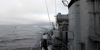 Guardacostas de Argentina captura un pesquero surcoreano