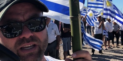 Un Solo Uruguay se moviliz durante Consejo de Ministros en rechazo al contrato entre el Gobierno y UPM