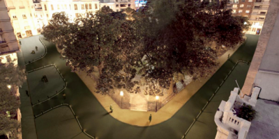 Inician obras de restauracin en circunvalacin de Plaza Zabala