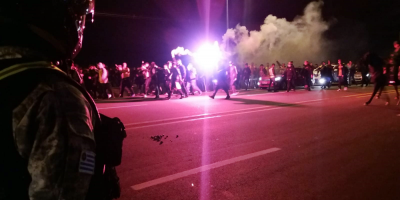 Un detenido tras el partido entre Pearol - Flamengo en el Campen del Siglo
