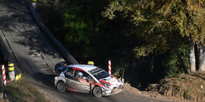 Tanak lidera el Rally de Chile tras la primera jornada