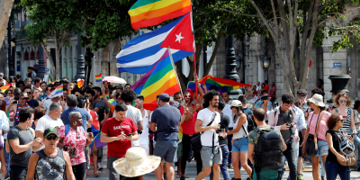 Una indita marcha ilegal LGTBI en La Habana termin en choques y detenciones
