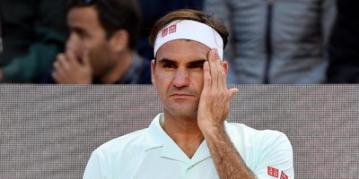 Federer se retira del Masters de Roma por lesin en la pierna derecha