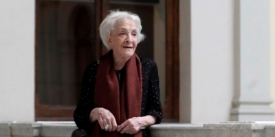 El colegio Elbio Fernndez le rindi tributo a Ida Vitale en el Da Internacional del Libro