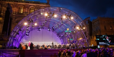 La pera de Viena brinda por su 150 cumpleaos con un concierto al aire libre