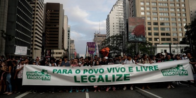 Marchan en Sao Paulo por despenalizacin de marihuana para consumo personal