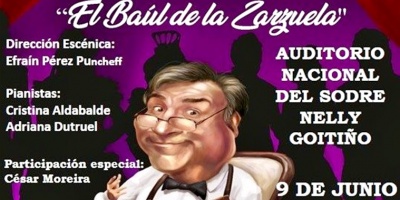 Nueva temporada de "El Bal de la Zarzuela" este domingo 9 en el Auditorio Nelly Goitio del Sodre