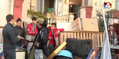 Fueron desalojados 34 inmigrantes cubanos y venezolanos que vivan en una pensin de Pocitos