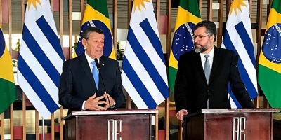 Uruguay y Brasil acordaron dinamizar sus v�nculos bilaterales