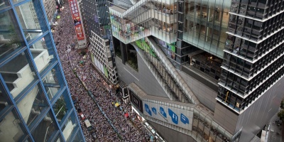 Decenas de miles de personas se manifestaron en Hong Kong en contra de la ley de extradicin