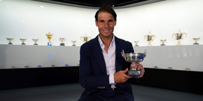 Nadal deposita el duod�cimo trofeo Roland Garros en su museo de Manacor
