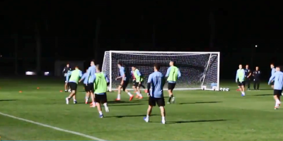 La seleccin complet su primer entrenamiento en Brasil de cara a la Copa Amrica