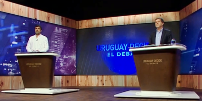 Precandidatos Andrade y Talvi realizaron propuestas durante el debate televisado Uruguay Decide