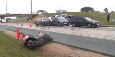 Cinco personas sufrieron lesiones tras un accidente vehicular mltiple