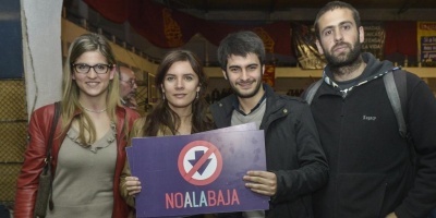 Marcha del "No a la Baja" esta tarde desde la UdelaR hasta la Plaza Independencia