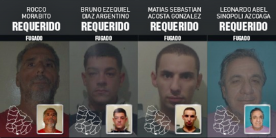La Polica difundi las imgenes de Morabito y los otros fugados de Crcel Central