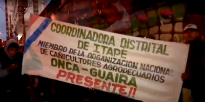 Problemas sanitarios afectan a los campesinos movilizados en Asunci�n del Paraguay