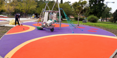 Intendencia restaur el parque infantil de Villa Biarritz