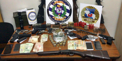 Un total de 31 personas fueron detenidas en Rivera al incautarse armas y droga