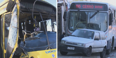 Siete heridos dej� como saldo un choque entre dos �mnibus en Sayago