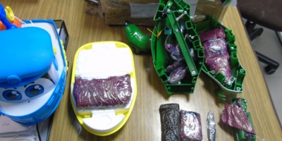 Incautaron droga en juguetes provenientes de Portugal