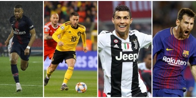 Messi, Cristiano, Hazard y Mbappe, candidatos al The Best Mejor Jugador