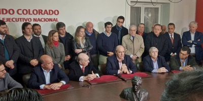 Sanguinetti y Amor�n Batlle acordaron una lista com�n al Senado